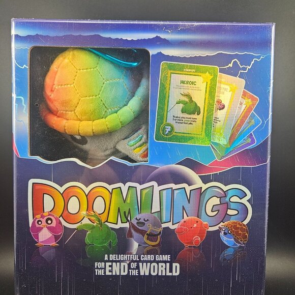 Doomlings Card Game With Rainbow Pouch - 2-6 Players Ages 10+ Strategy Game - Picture 1 of 4